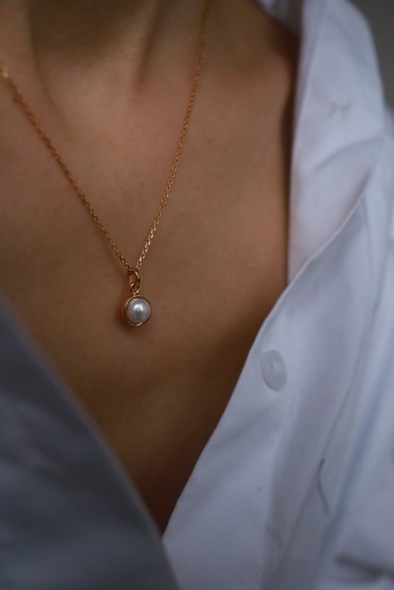 Naszyjnik Pearl z perłą